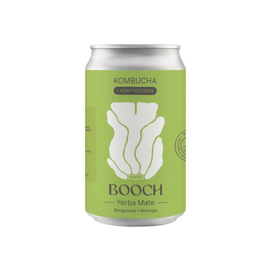Kombucha Adaptógenos sabor Yerba Mate x 354 cc. - Booch