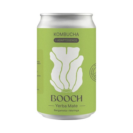 Kombucha Adaptógenos sabor Yerba Mate x 354 cc. - Booch