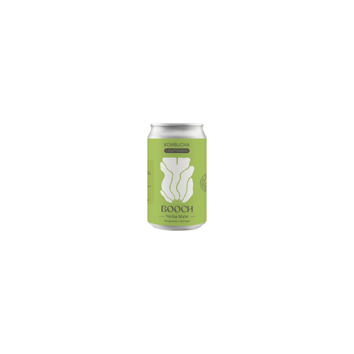 Kombucha Adaptógenos sabor Yerba Mate x 354 cc. - Booch