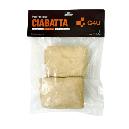 Pan proteico Ciabatta x 240 gr. - G4U