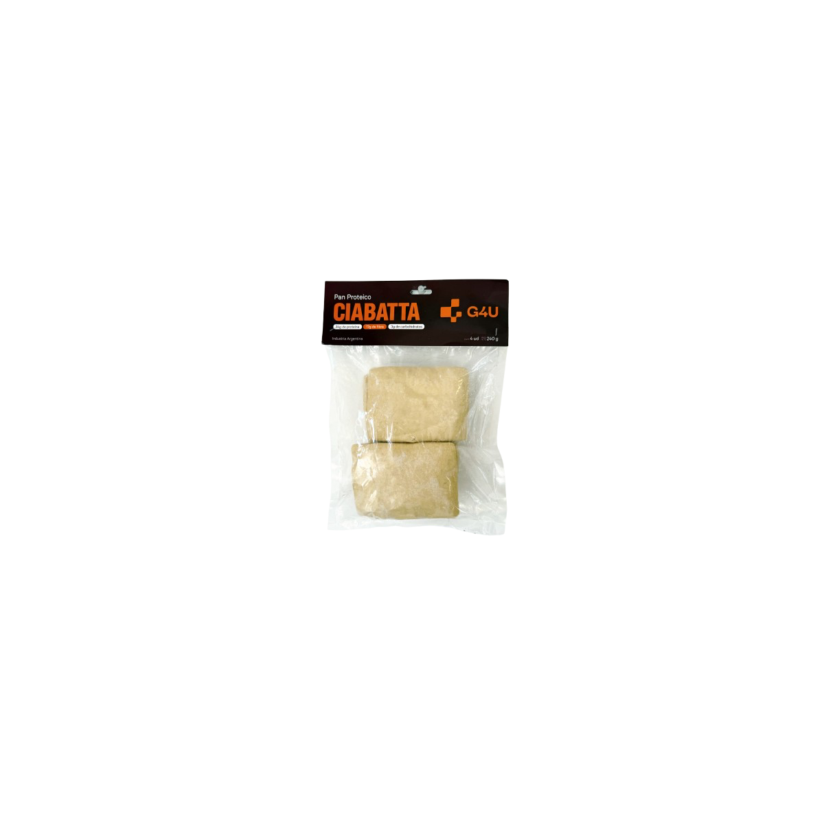 Pan proteico Ciabatta x 240 gr. - G4U