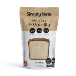 Premezcla de Budín de vainilla Sin Tacc x 200 gr. - Simply Keto