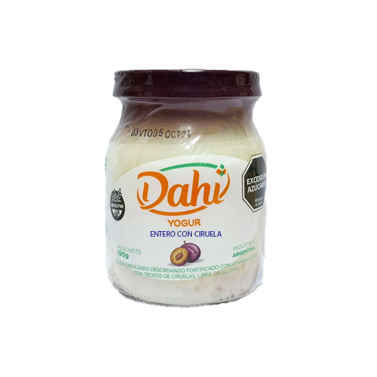 Yogur Entero con Ciruela  x 190 grs. - Dahi