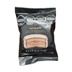 Alfajor cubierto en chocolate semiamargo x 60 gr. - Pasticcino