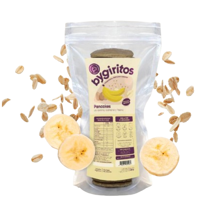Pancakes de Avena y Banana x 400 gr. - Bygirito