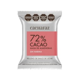 Alfajor sin harinas 72% cacao x 64 gr. - Cachafaz