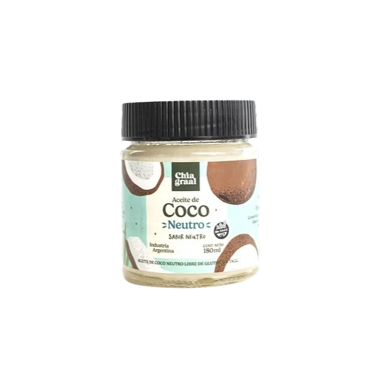 Aceite de Coco Neutro x 180 ml. - Chia Graal