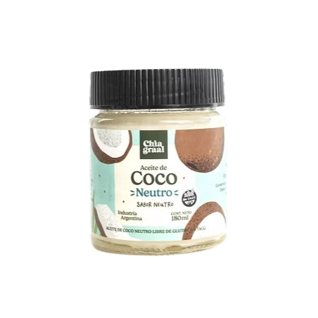 Aceite de Coco Neutro x 180 ml. - Chia Graal
