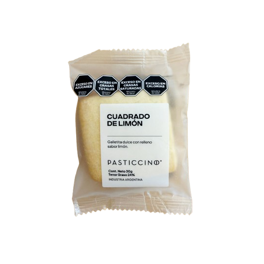 Cuadradito de Limón x 30 gr. - Pasticcino