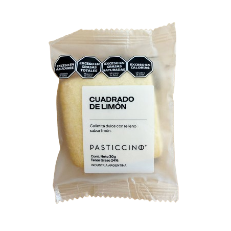 Cuadradito de Limón x 30 gr. - Pasticcino