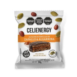 Alfajor de Zapallo y Algarroba con Dulce de Leche - Celienergy