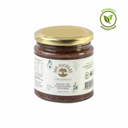 Pasta de aceitunas negras Orgánicas x 170 gr. - San Nicolás