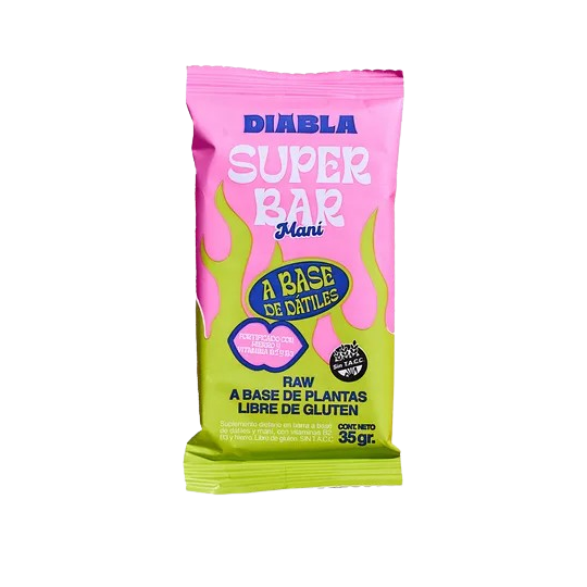 Barra a base de Dátiles sabor Maní x 35 gr. - Diabla