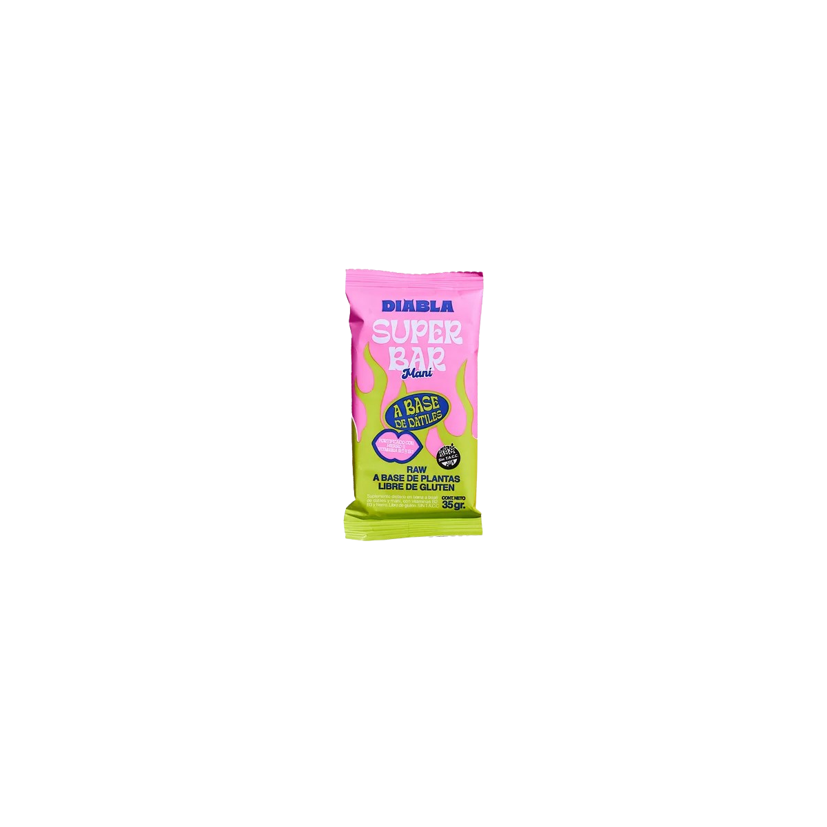 Barra a base de Dátiles sabor Maní x 35 gr. - Diabla Barra a base de Dátiles sabor Maní x 35 gr. - Diabla