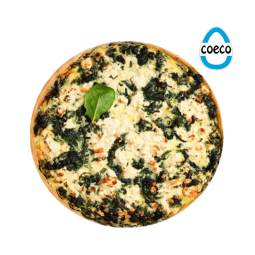 Tarta a base de masa de pollo s/Epinaca x 2 unidades. - COECO