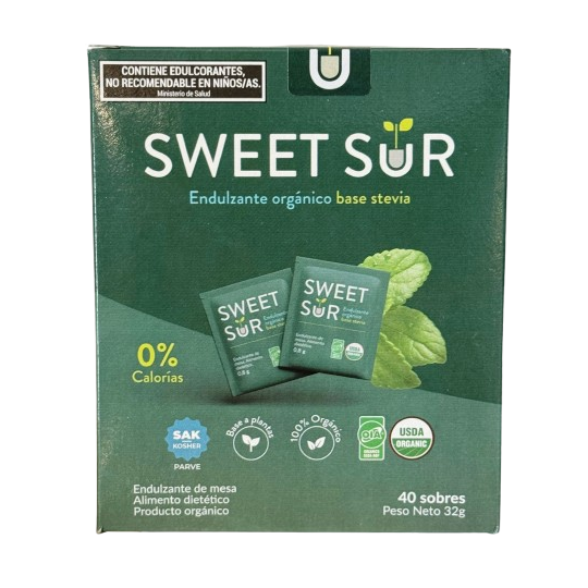 Endulzante Orgánico x 40 sobres - Sweet sur