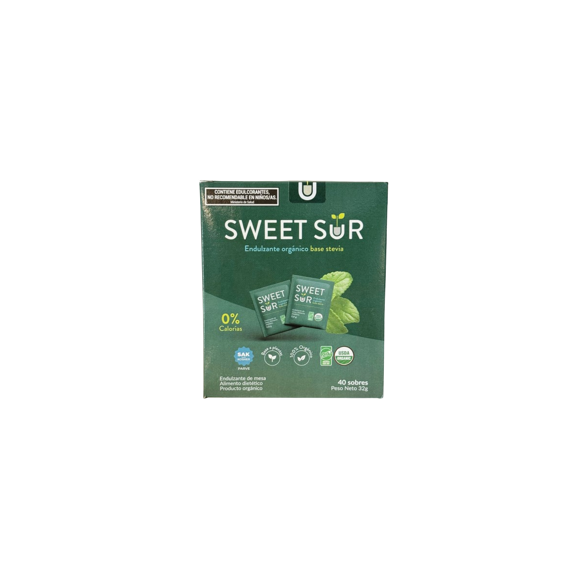 Endulzante Orgánico x 40 sobres - Sweet sur Endulzante Orgánico x 40 sobres - Sweet sur