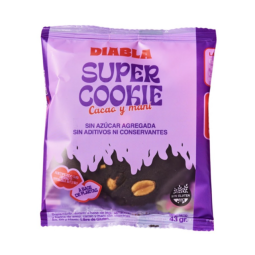 Super cookie Sin Tacc de Cacao y Mani x 43 gr. - Diabla