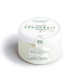 Yogur Descremado vainilla x 160 gr. - Familia Beaudroit