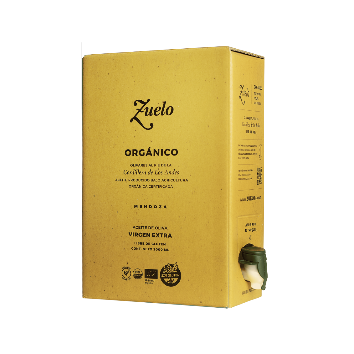 Aceite de Oliva Orgánico x 2 lts. - Zuelo