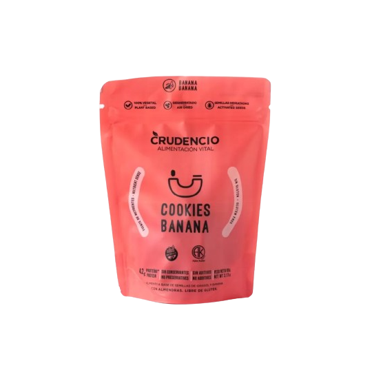 Cookies Sin Tacc de Banana x 80 gr. - Crudencio