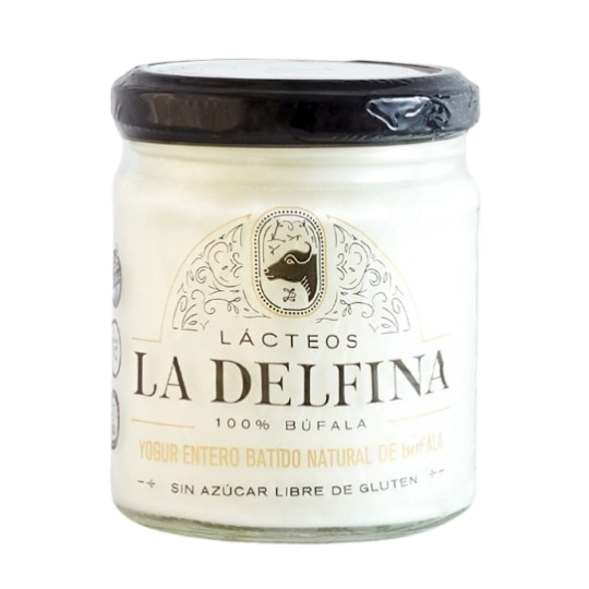 Yogur de Búfala entero natural firme x 160 gr. - La Delfina