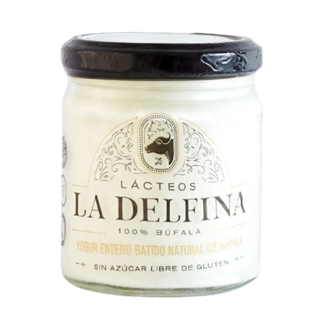 Yogur de Búfala entero natural firme x 160 gr. - La Delfina