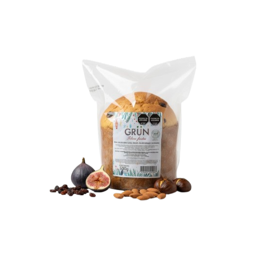 Pan dulce con Frutas vegano x 500 grs. - Grun