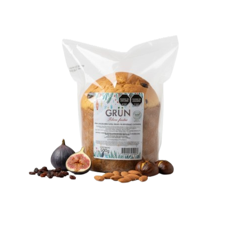 Pan dulce con Frutas vegano x 500 grs. - Grun