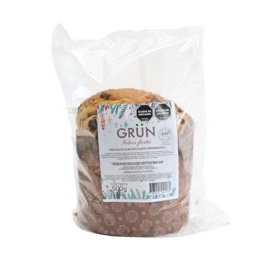 Pan dulce con chocolate vegano x 500 grs. - Grun
