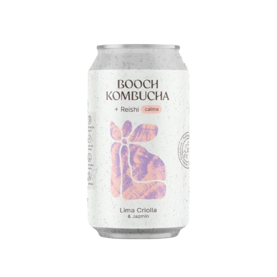 Kombucha sabor Lima Criolla linea adaptogenos x 354 cc. - Booch