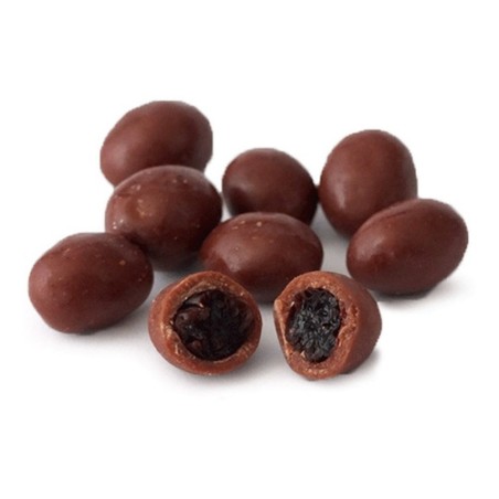 Pasas bañadas en chocolate x 100gr