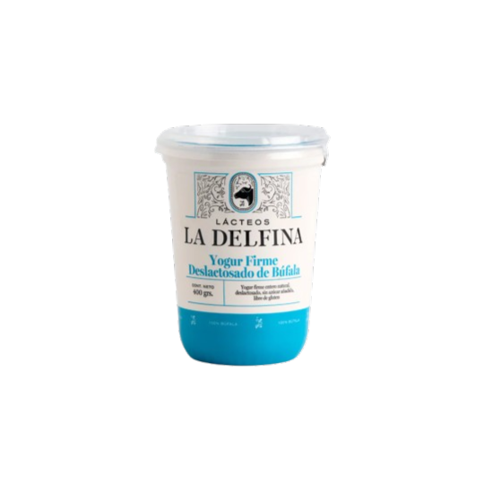 Yogur de búfala Deslactosado x 400 gr. - La Delfina