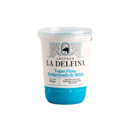 Yogur de búfala Deslactosado x 400 gr. - La Delfina