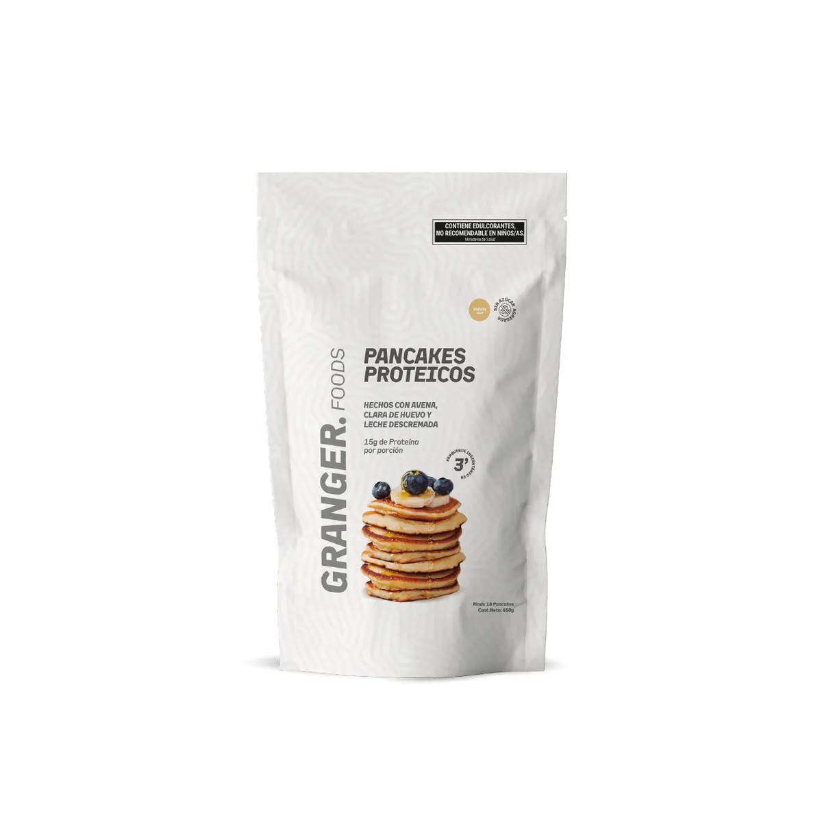Pancakes Proteico Sabor Vainilla x 400 gr. - Granger
