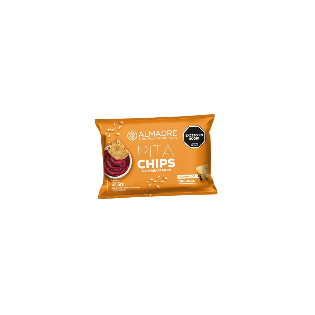 Chips de masa madre originales x 40 gr. - Almadre