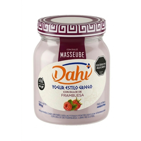 Yogur griego con dulce de Frambuesa x 190 gr. - Dahi