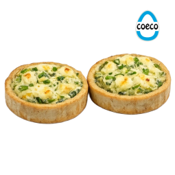 Tarta a base de masa de pollo s/Puerro x 2 unidades. - COECO