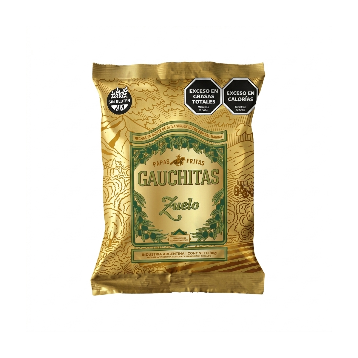 Papas fritas Zuelo Sin TACC x 80 gr. - Gauchitas