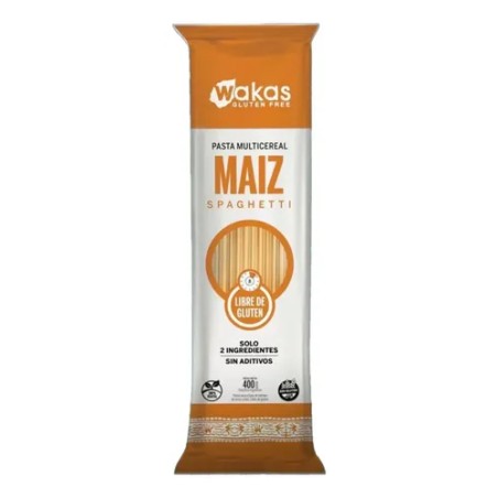 Spaghetti de maiz x 400 gr. Wakas