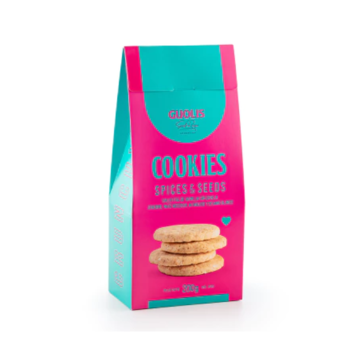 Cookies Spices & Seeds x 200 gr. - Guolis