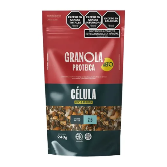 Granola proteica Keto Sin TACC x 240 gr. - Celula