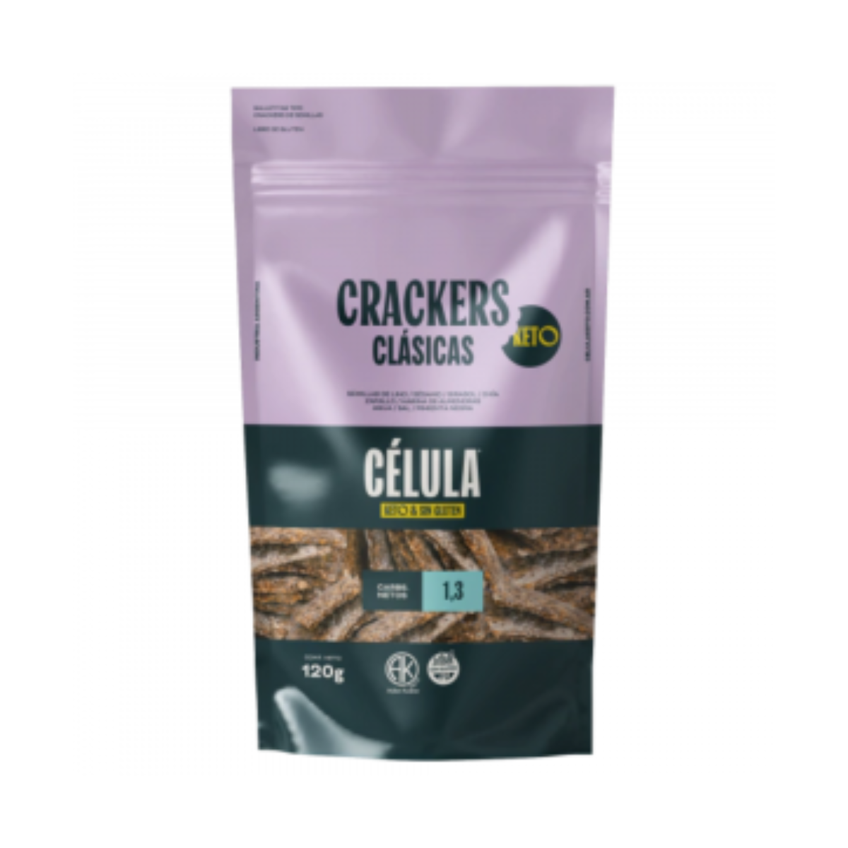 Crackers de semillas Sin TACC x 120 gr. - Celula