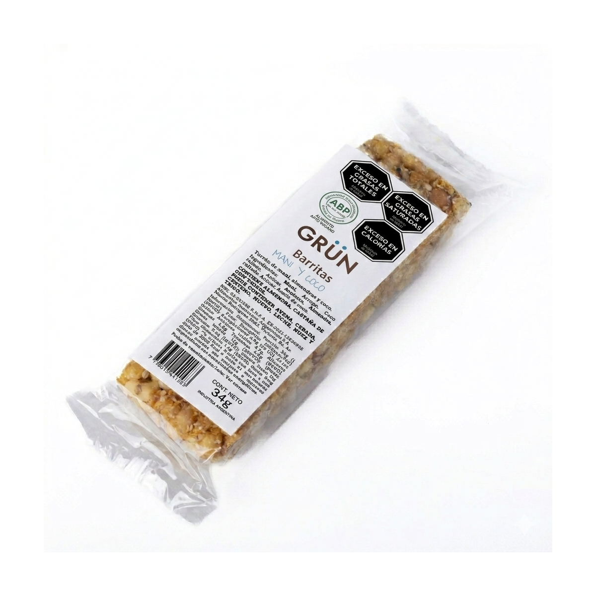 Barra de mani y coco x 34 gr. - Grün