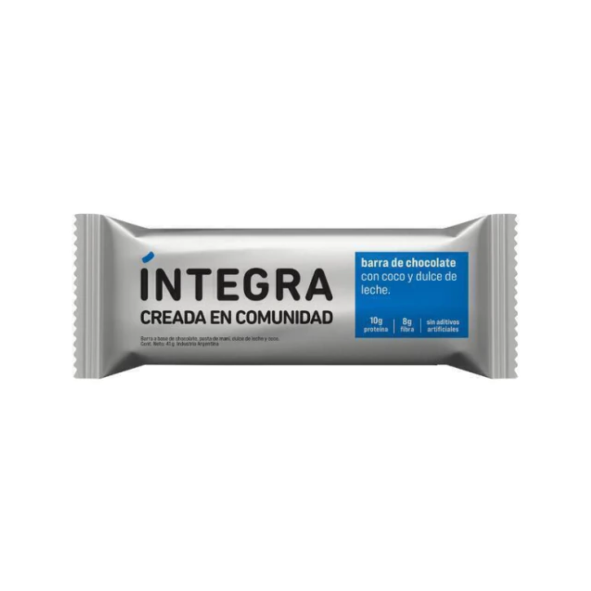 Barra de Chocolate con coco y dulce de leche x 41 gr. - Integra