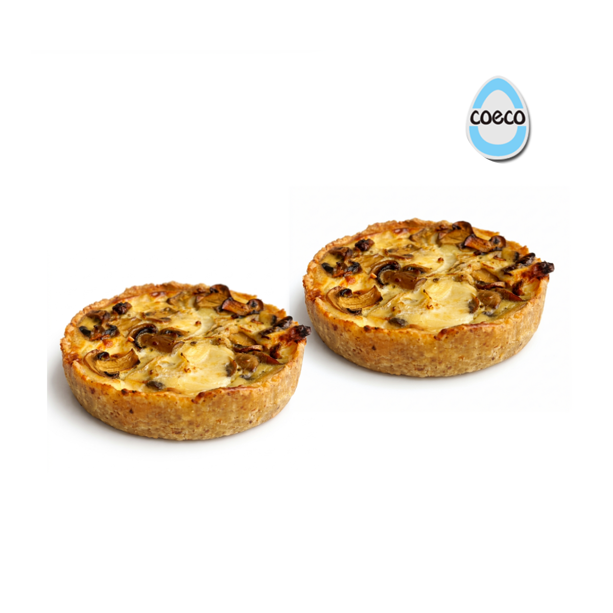 Tarta a base de masa de pollo s/champiñon x 2 unidades. - COECO