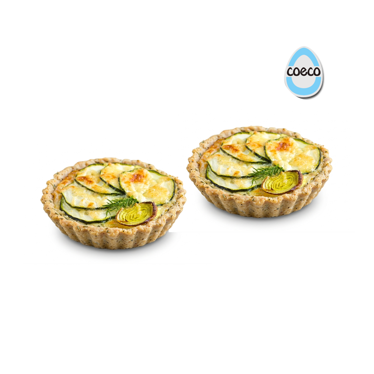 Tarta a base de masa de pollo s/zucchini x 2 unidades. - COECO