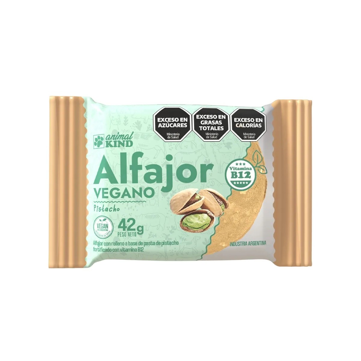 Alfajor vegano de pistacho x 42 gr. - Animal Kind