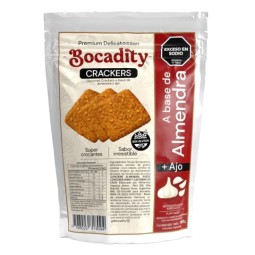 Crackers a base de almendras y ajo x 100 gr. - Bocadity