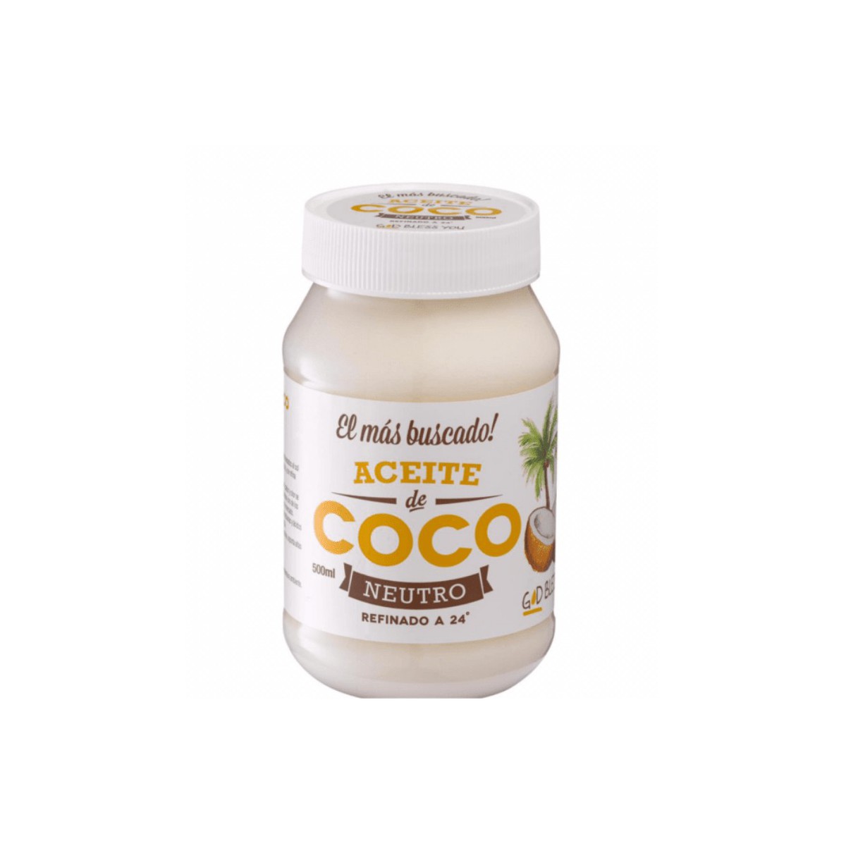 Aceite de Coco Neutro God Bless you x 500 ml